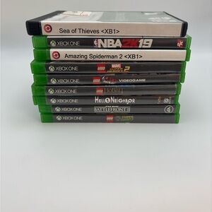 Lot of 9 Xbox one video games